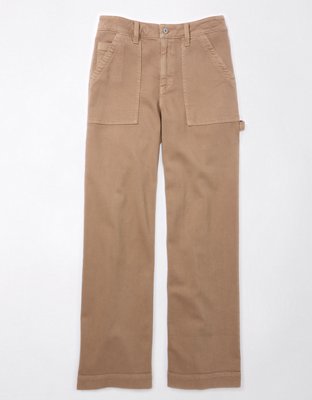 Женские брюки American Eagle AE Dreamy Drape Woven Super High-Waisted Baggy Wide-Leg Pant — фото 3