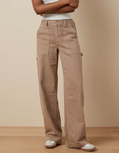KAQQ Trousers Women Plus Size,Wide Leg Pants for Women Paper Bag High  Waisted Drawstring Pants Summer Loose Pants