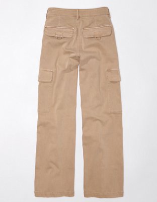 AE Dreamy Drape Stretch Cargo Super High-Waisted Baggy Wide-Leg Pant