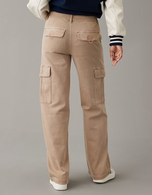 AE Dreamy Drape Stretch Cargo Super High-Waisted Baggy Wide-Leg Pant