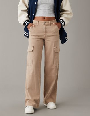 AE Dreamy Drape Stretch Cargo Super High-Waisted Baggy Wide