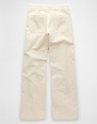 AE Stretch Corduroy Low-Rise Baggy Wide-Leg Pant