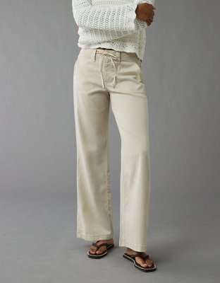 AE Stretch Low-Rise Baggy Wide-Leg Pant