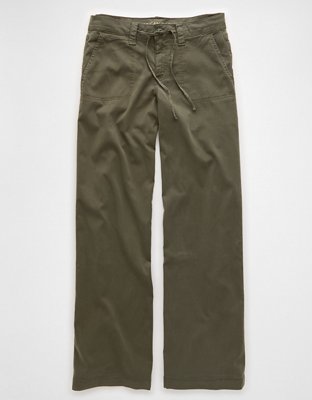 AE Stretch Low-Rise Baggy Wide-Leg Pant