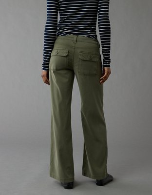 AE Stretch Low-Rise Baggy Wide-Leg Pant