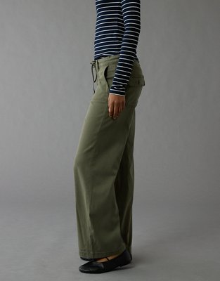 AE Stretch Low-Rise Baggy Wide-Leg Pant