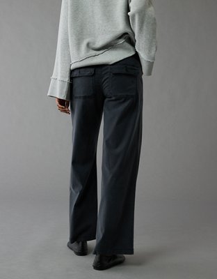 AE Stretch Low-Rise Baggy Wide-Leg Pant