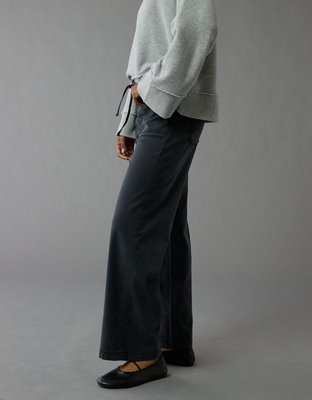 AE Stretch Low-Rise Baggy Wide-Leg Pant