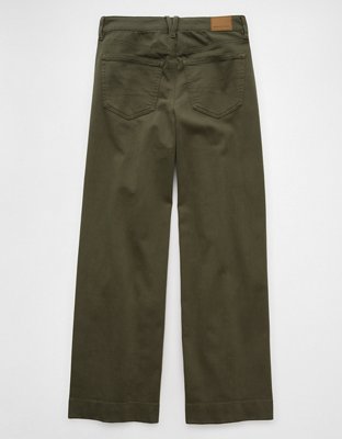 AE Dreamy Drape Stretch Low-Rise Baggy Wide-Leg Pant