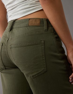 AE Dreamy Drape Stretch Low-Rise Baggy Wide-Leg Pant