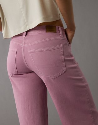 AE Dreamy Drape Stretch Low-Rise Baggy Wide-Leg Pant