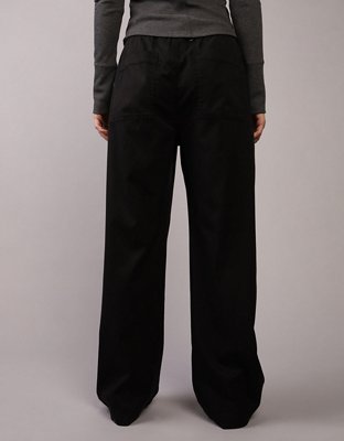AE Mid-Rise Wide-Leg Pull-On Pant