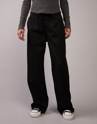AE Mid-Rise Wide-Leg Pull-On Pant