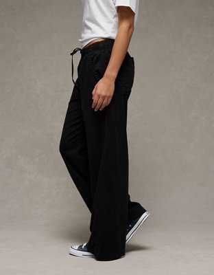 AE Mid-Rise Wide-Leg Pull-On Pant