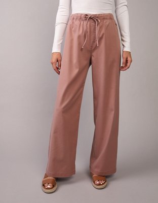 AE Mid-Rise Wide-Leg Pull-On Pant