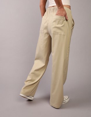AE Mid-Rise Wide-Leg Pull-On Pant