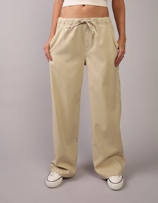 AE Mid-Rise Wide-Leg Pull-On Pant