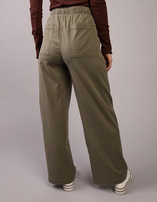 AE Mid-Rise Wide-Leg Pull-On Pant