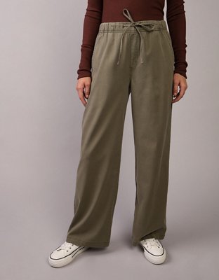 AE Mid-Rise Wide-Leg Pull-On Pant