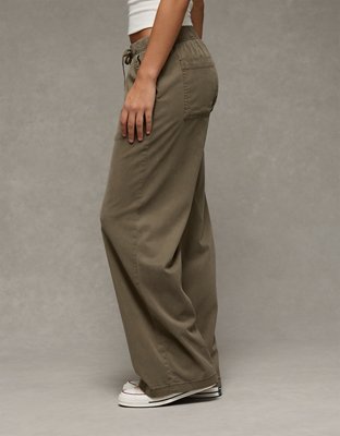 AE Mid-Rise Wide-Leg Pull-On Pant