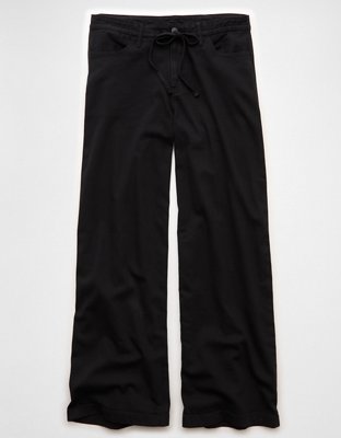 AE Dreamy Drape Stretch Low-Rise Ultra Wide-Leg Pant