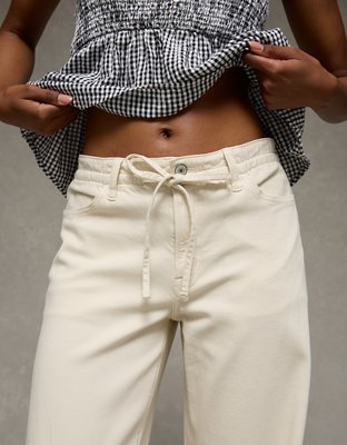 AE Dreamy Drape Stretch Low-Rise Ultra Wide-Leg Pant