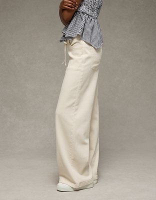AE Dreamy Drape Stretch Low-Rise Ultra Wide-Leg Pant