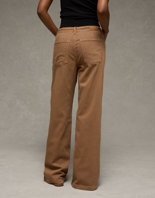 AE Dreamy Drape Stretch Low-Rise Ultra Wide-Leg Pant