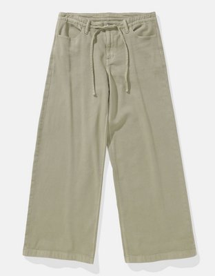 AE Dreamy Drape Stretch Low-Rise Ultra Wide-Leg Pant