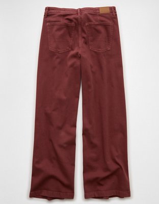AE Dreamy Drape Stretch Low-Rise Ultra Wide-Leg Pant
