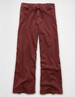 AE Dreamy Drape Stretch Low-Rise Ultra Wide-Leg Pant