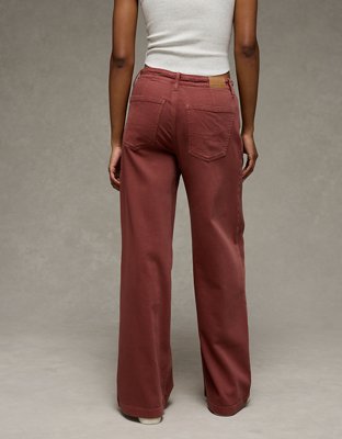 AE Dreamy Drape Stretch Low-Rise Ultra Wide-Leg Pant
