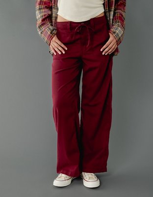 AE Dreamy Drape Stretch Super High-Waisted Baggy Wide-Leg Pant