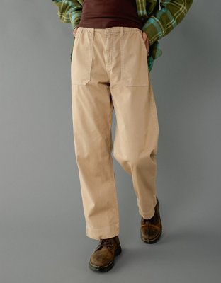 AE Dreamy Drape Stretch Super High-Waisted Baggy Wide-Leg Pant