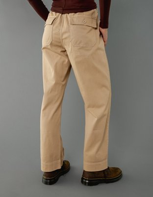 AE Dreamy Drape Stretch Super High-Waisted Baggy Wide-Leg Pant