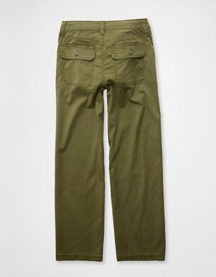 AE Stretch Super High-Waisted Baggy Wide-Leg Pant con un drapeado de ensueño