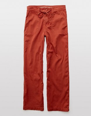 AE Dreamy Drape Stretch Super High-Waisted Baggy Wide-Leg Pant