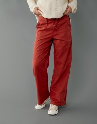 AE Dreamy Drape Stretch Super High-Waisted Baggy Wide-Leg Pant