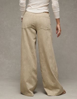 AE Dreamy Drape Stretch Low-Rise Ultra Wide-Leg Pant