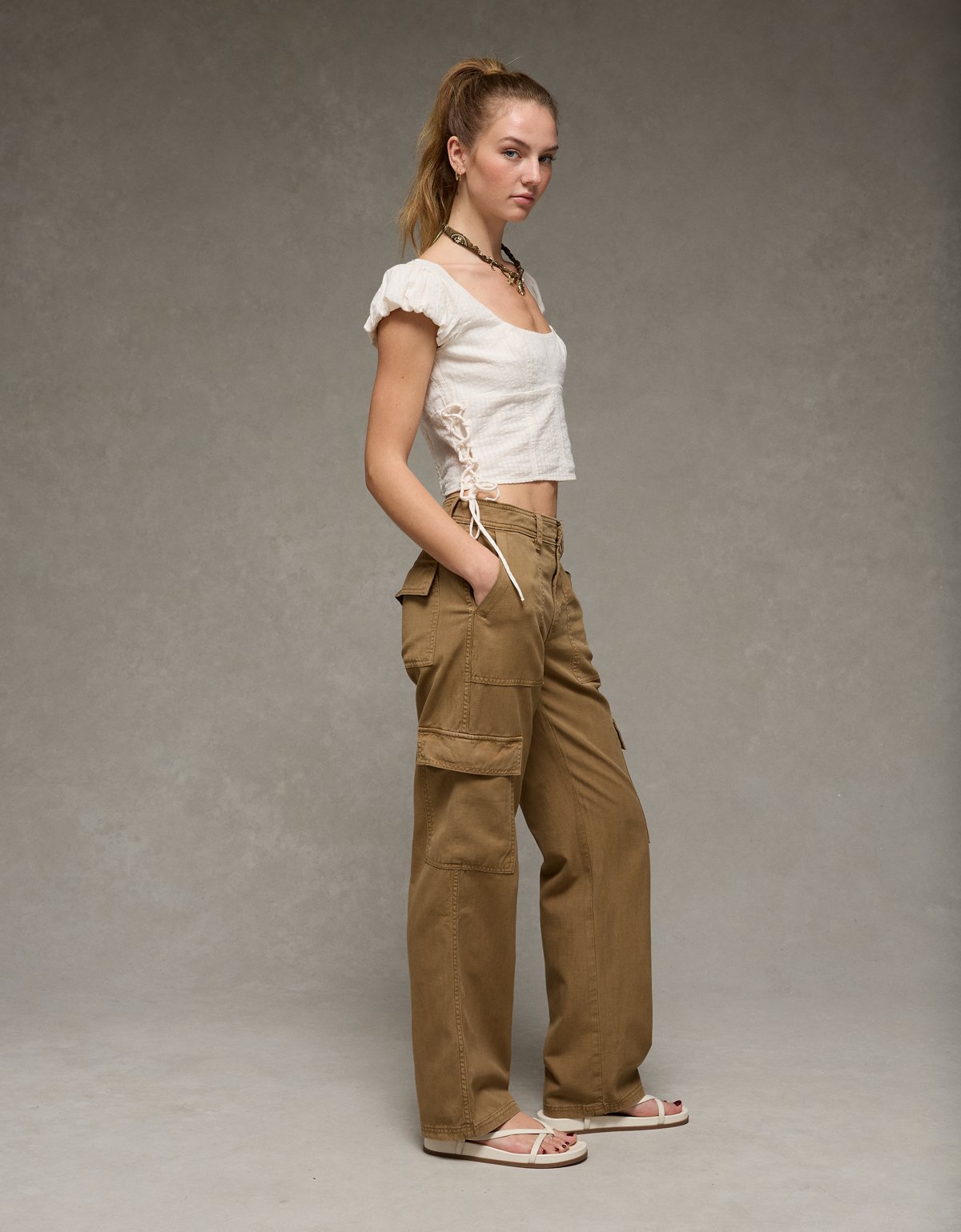 AE Low-Rise Baggy Straight Cargo Pant - image 5