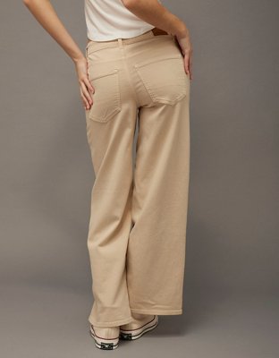 AE Stretch Super High-Waisted Wide-Leg Pant