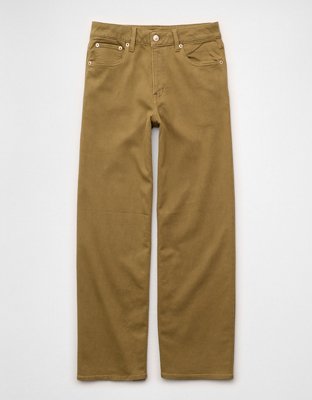 AE Stretch Super High-Waisted Wide-Leg Pant