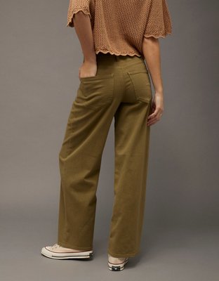 AE Stretch Super High-Waisted Wide-Leg Pant