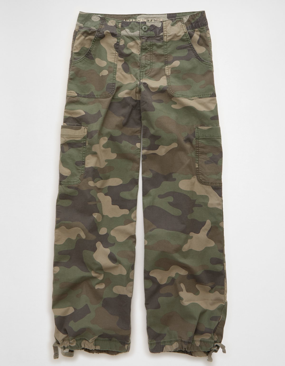 AE Stretch Camo Mid-Rise Wide-Leg Pant - image 3
