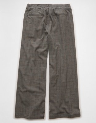AE Stretch Low Rise Wide-Leg Track Pant | American Eagle