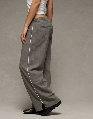 AE Stretch Low Rise Wide-Leg Track Pant
