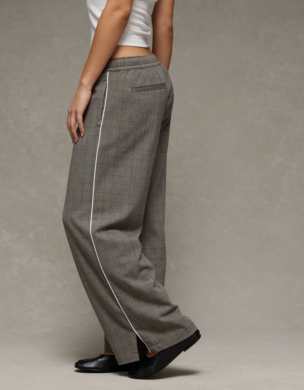 AE Stretch Low Rise Wide-Leg Track Pant - image 5