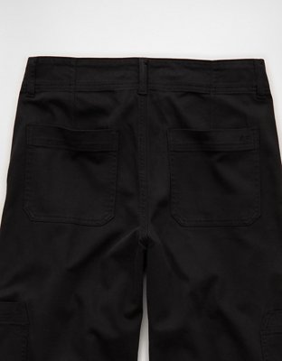 AE Stretch Super High-Waisted Wide-Leg Cargo Pant