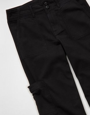 AE Stretch Super High-Waisted Wide-Leg Cargo Pant