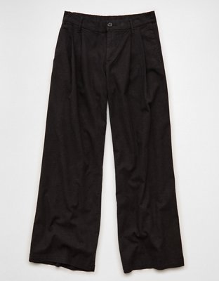 AE High-Waisted Linen-Blend Trouser